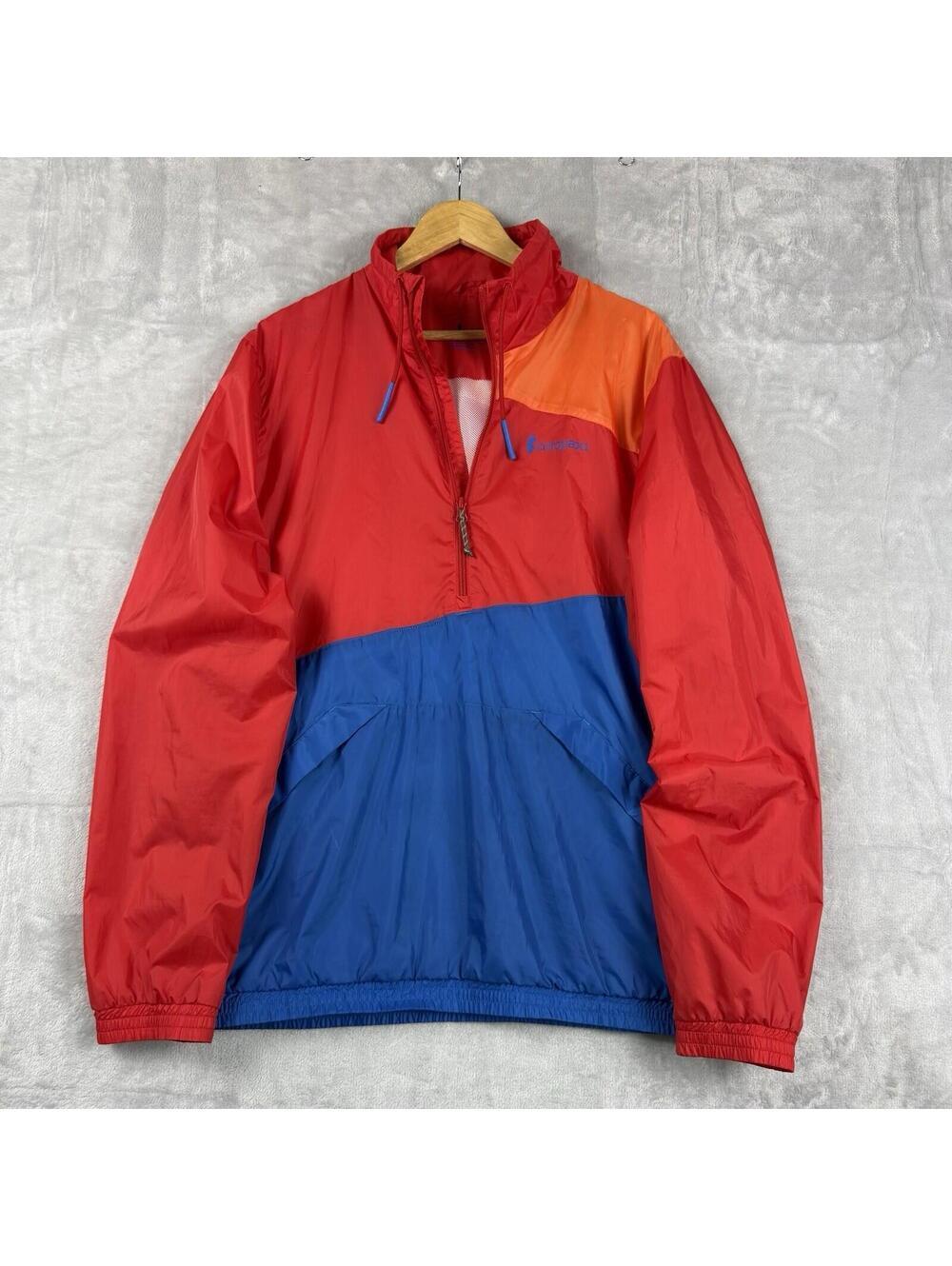 Cotopaxi Teca Half Zip Windbreaker Jacket Colorblock Outdoor MenXL Gorpcore Hike